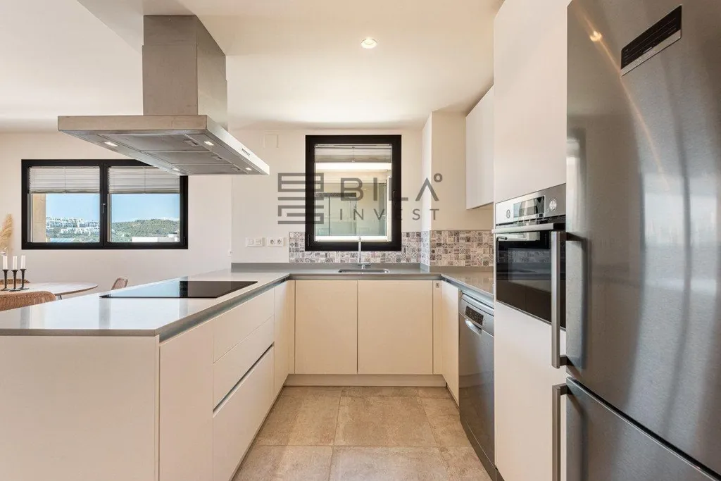 Köök - Apartment with Pool in La Cala de Mijas