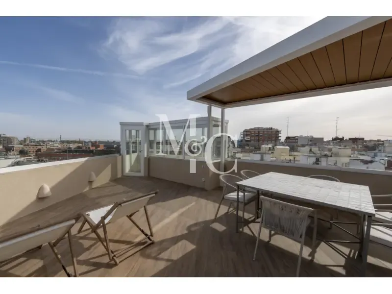 Terrass - Penthouse with 360° Views in Goya, Madrid