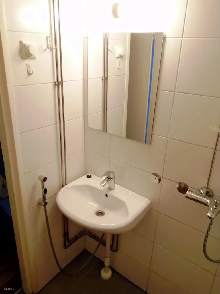 Vannitoad - Bright Studio Flat with Kitchen in Äänekoski