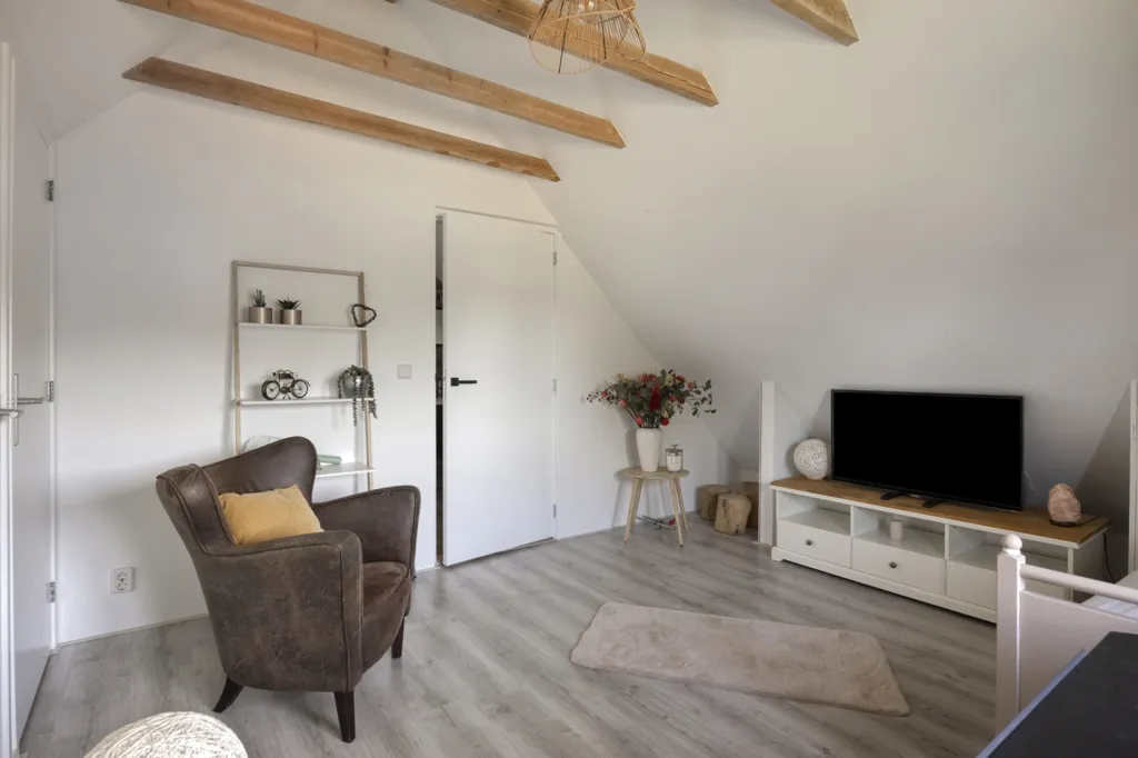 Séjour - Modernised House with Canal View in Bergentheim
