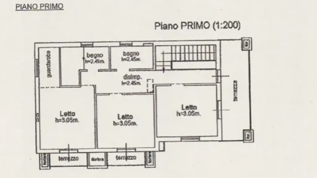 Planimetria - Luxury Villa with Pool in Pianoro, Emilia-Romagna