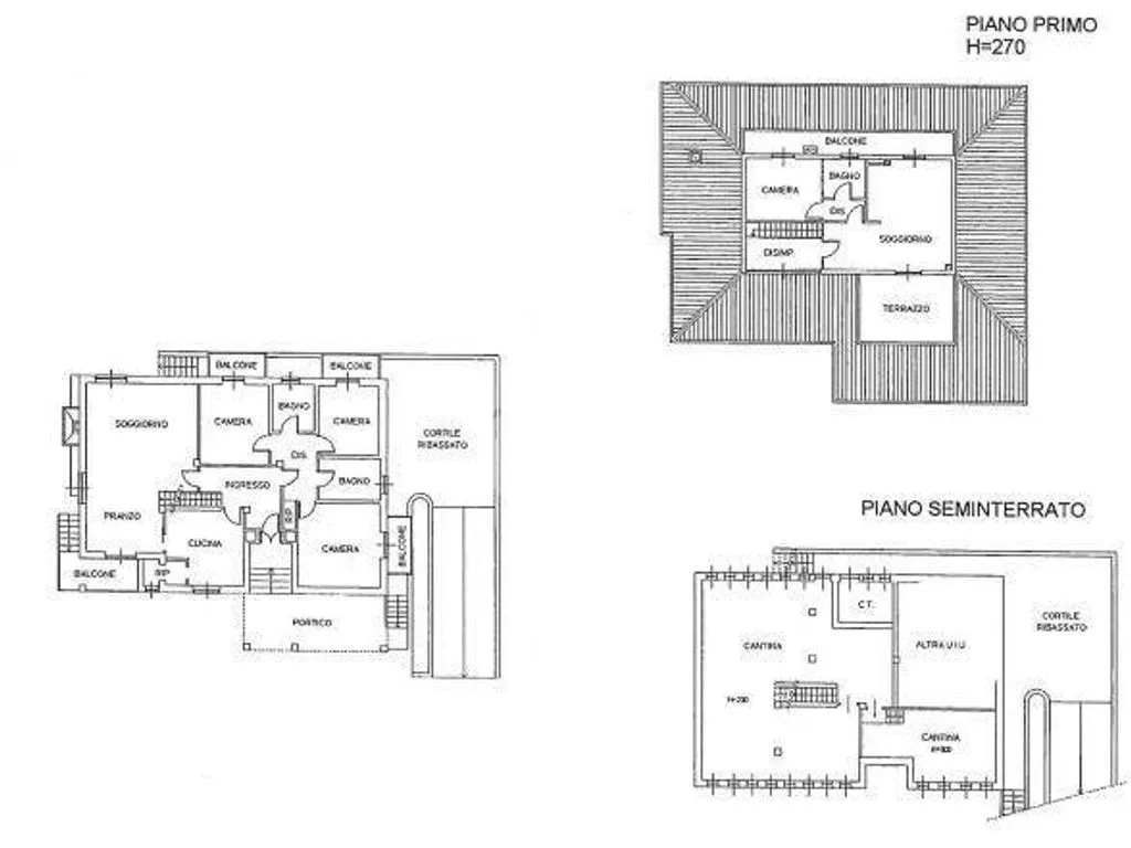 Plaan - Detached Villa with Garden in Vittuone