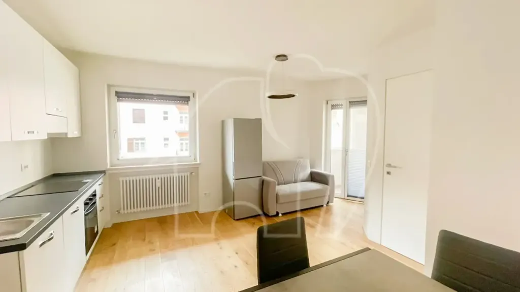 Köök - Rustic-Style Flat with Terrace in Merano
