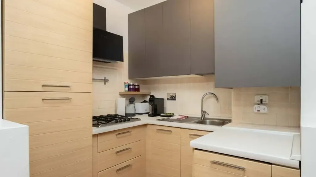 Köök - Modern Apartment with Private Parking in Trieste
