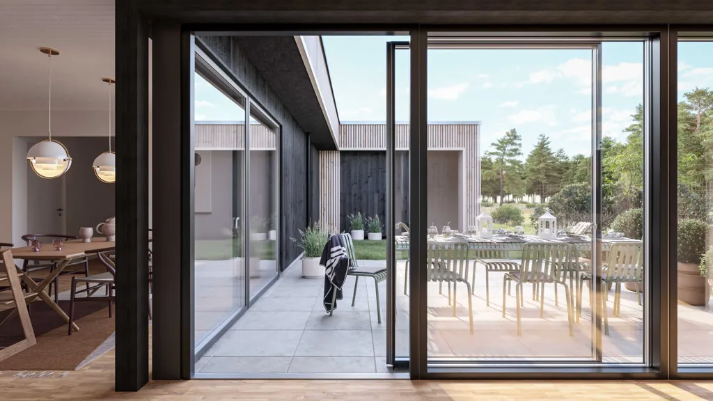 Terrace - Architectural Garden House in Viborg