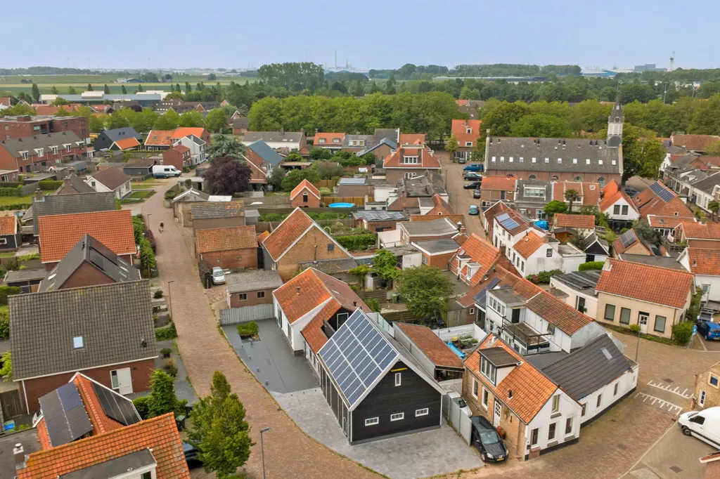 Vista aerea - Spacious Detached House with Balcony in Nieuwdorp