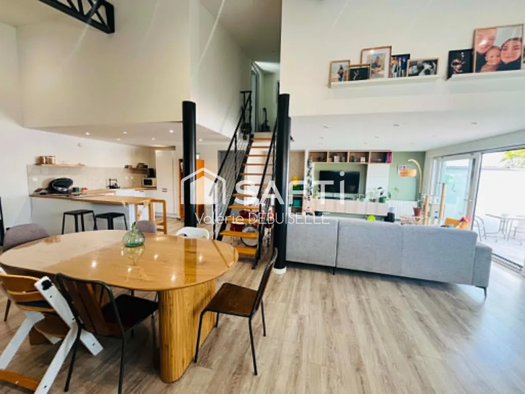 Dining Room - Loft with Industrial Style in Annequin