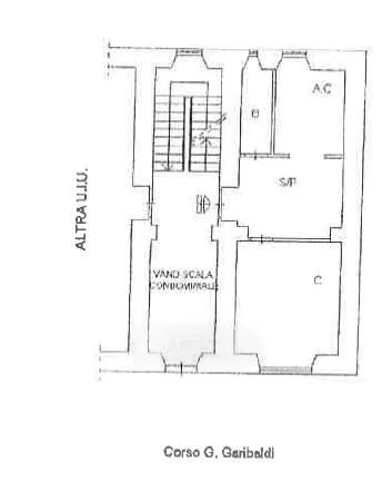 Plan - Ground Floor Bilocale in Orte