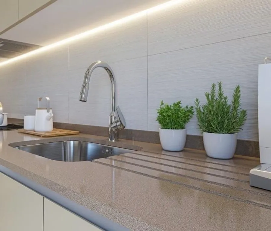 Köök - Luxury Duplex Penthouse with Sea View in Fuengirola