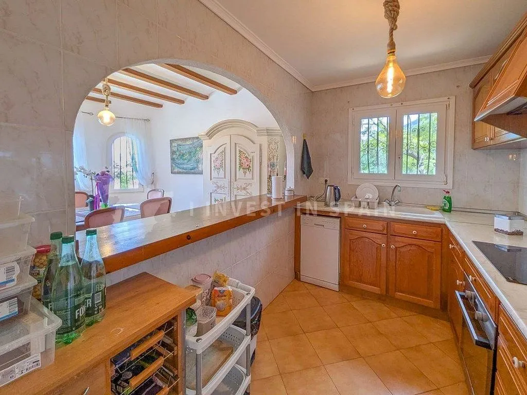 Köök - House with Pool and Terrace in La Pedrera