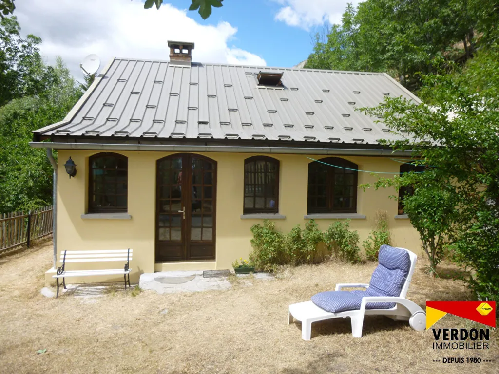 Extérieur - Chalet en Pierre avec Vue Montagne à Allos