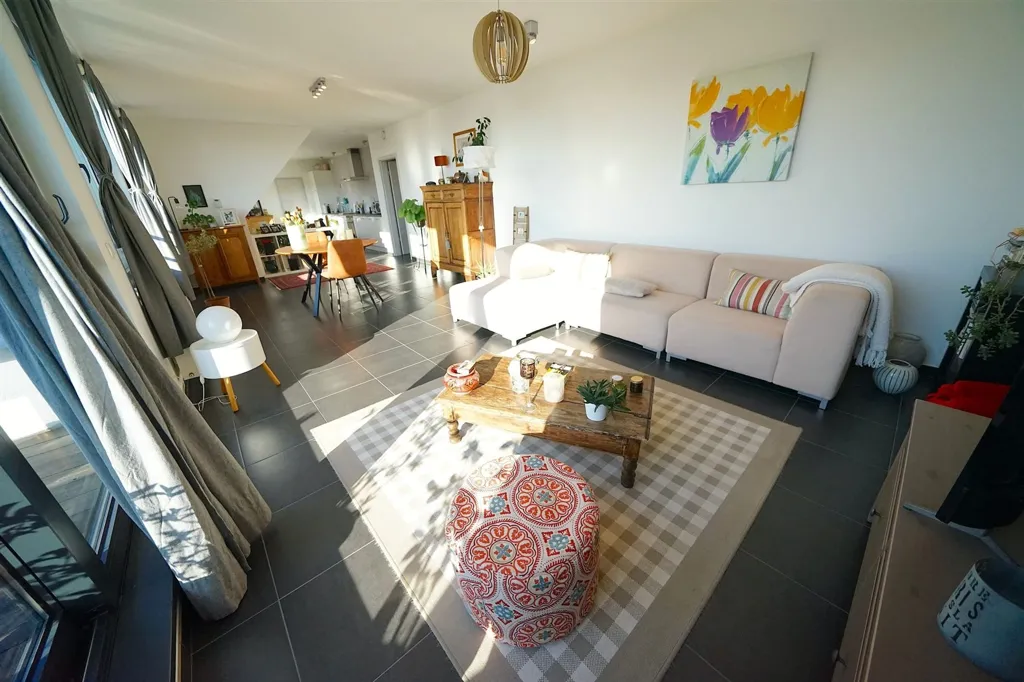 Living Room - Apartment with Terrace in Nivelles