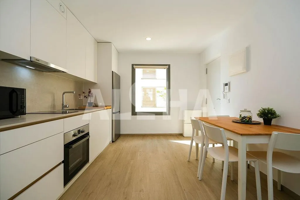 Cuisine - Studio Flat with Terrace in Alfara del Patriarca