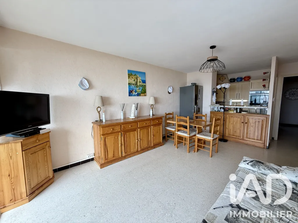 Soggiorno - T2 with Sea View and Private Parking in Le Barcarès