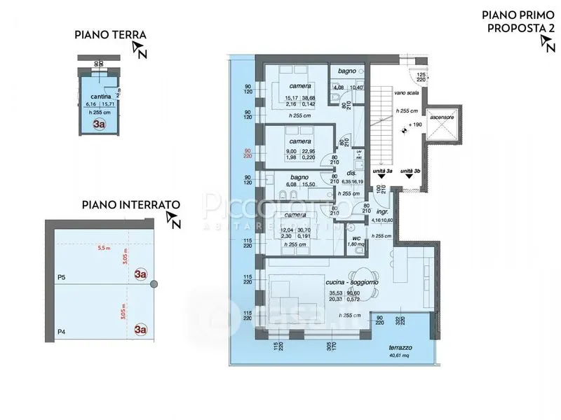 Floor Plan - New Apartment with Panoramic Terrace in Cortina d'Ampezzo