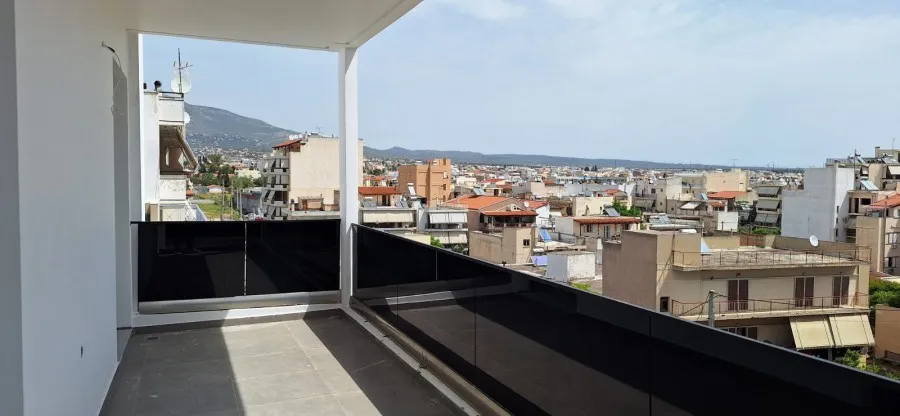 Balcon - Apartment with Park View in Palaió Menidi Centre