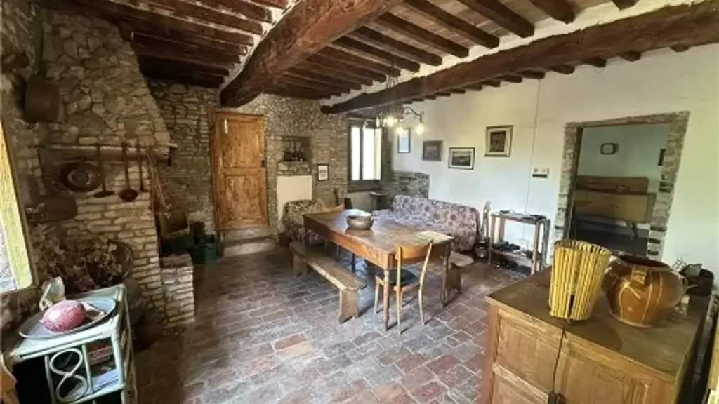 Salle à manger - Rustic Terraced House in San Gimignano