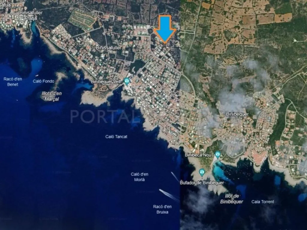 Development Land with Sea Views in Binibeca Vell