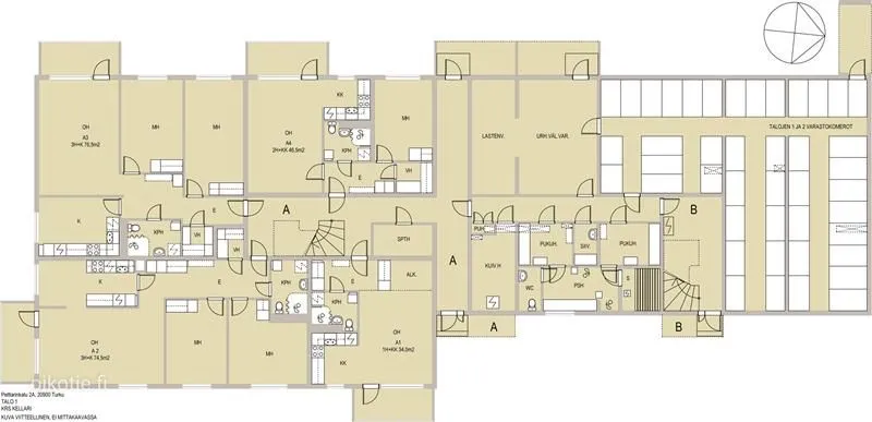 Floor Plan - 3-room apartment in FI