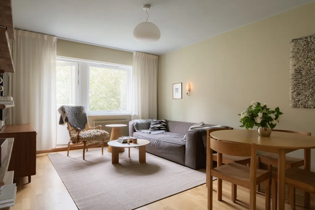 Séjour - Restored Apartment with Balcony in Gamlestaden