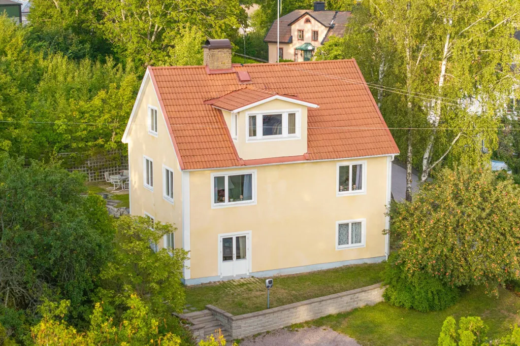 Vue aérienne - Charming Putsvilla with Garden in Lilla Ursvik