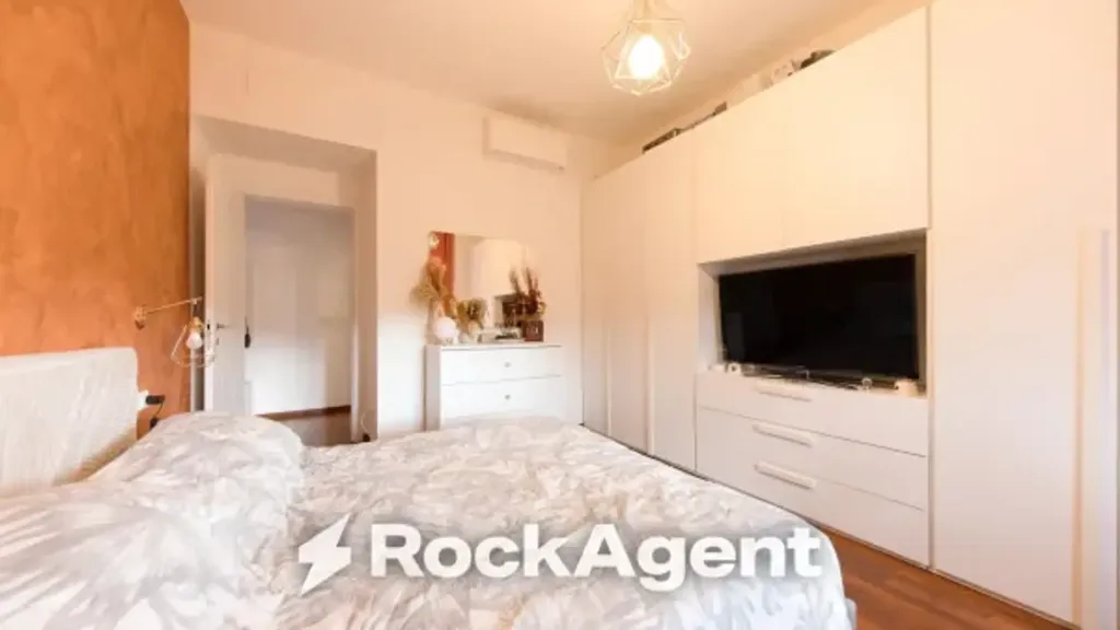 Bedrooms - Penthouse Apartment with Balcony in Genoa