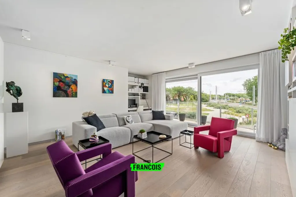 Séjour - Appartement Luxueux avec Terrasse à Wenduine