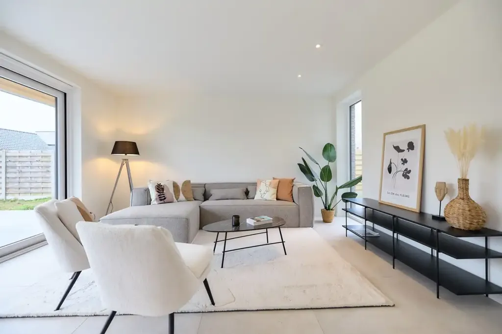 Soggiorno - Modern Open-Plan Home in Oostduinkerke-Dorp