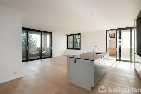 Cuisine - Apartment with Sea View and Garden in Hellerup