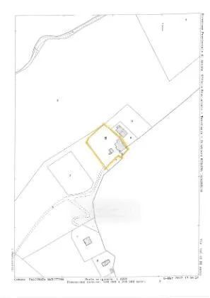 Planimetria - Rustic Casale to Demolish in Castelferretti