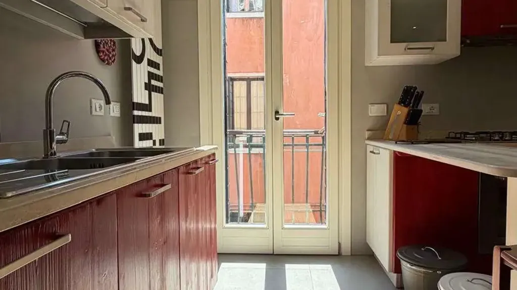 Köök - Restored Apartment with Terrace in Venice