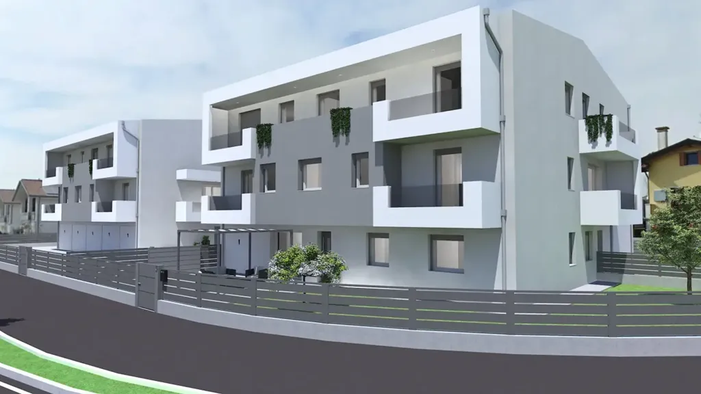 Modern Apartment with Balcony in Saonara