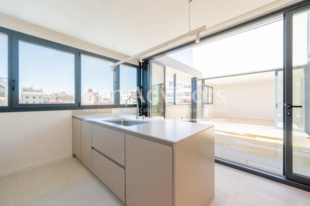 Köök - Duplex Penthouse with Terraces in Dreta de l'Eixample