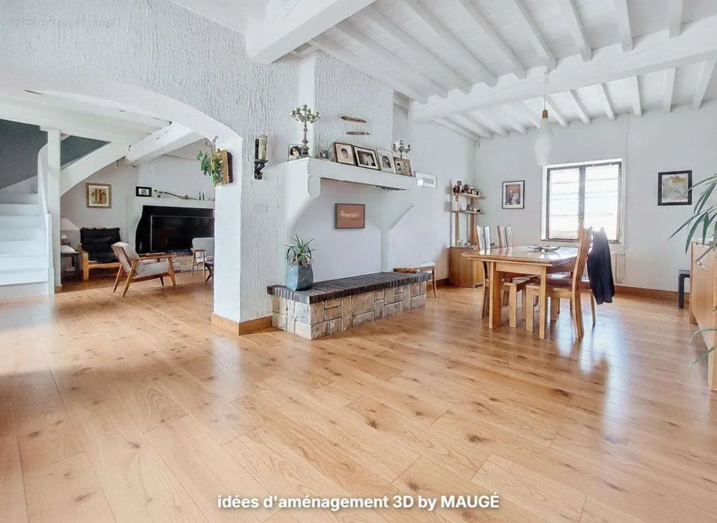 Living Room - Charming House with Garden in St Priest