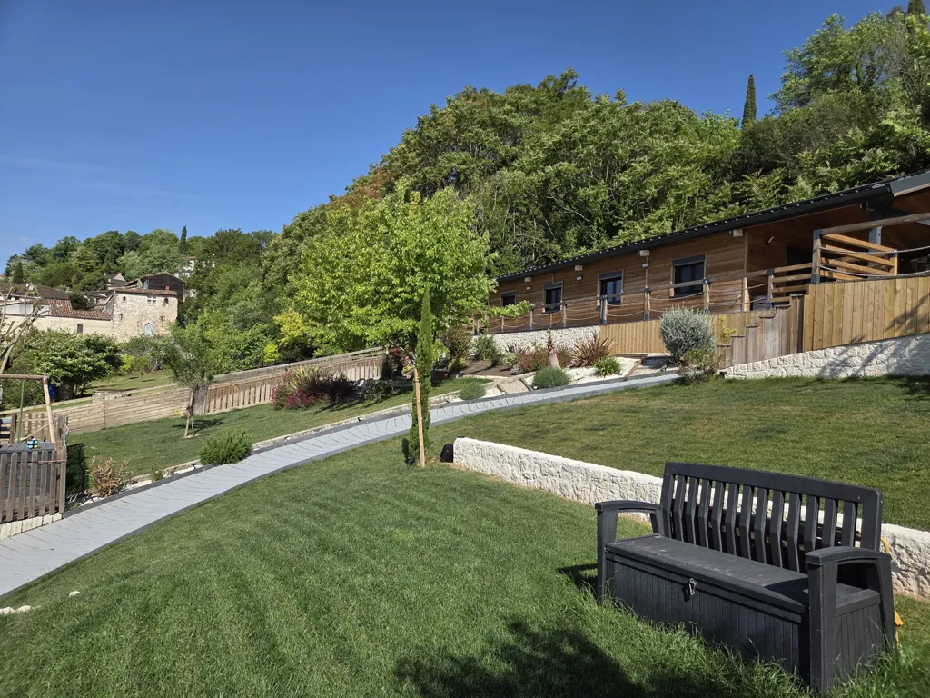 Jardin - Villa Rénovée avec Piscine sur les Hauteurs de Penne d'Agenais