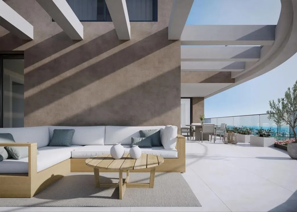 Terrass - Penthouse with Sea View in Estepona