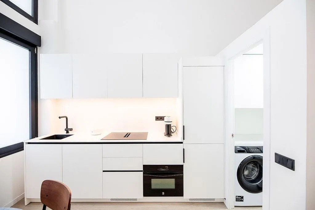 Köök - Ample Loft with Garage in Retiro, Madrid