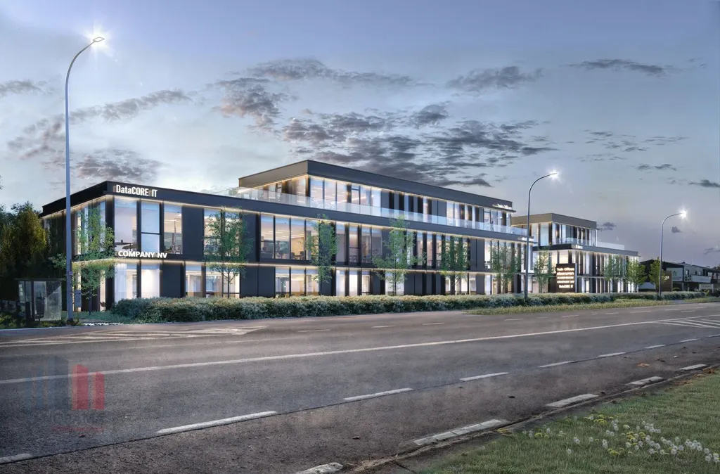 Nouveau Bâtiment Commercial avec Vue sur la Route à Lokeren