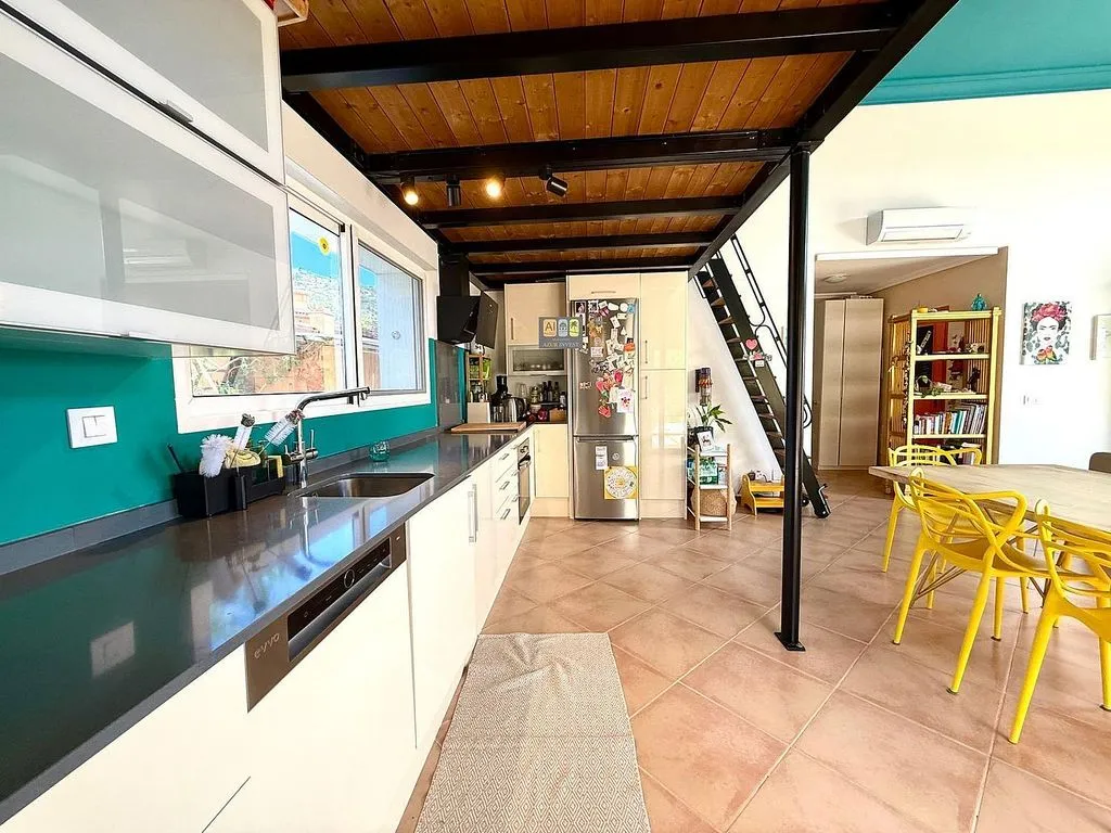 Köök - Chalet with Private Pool in Bonalba Urbanisation