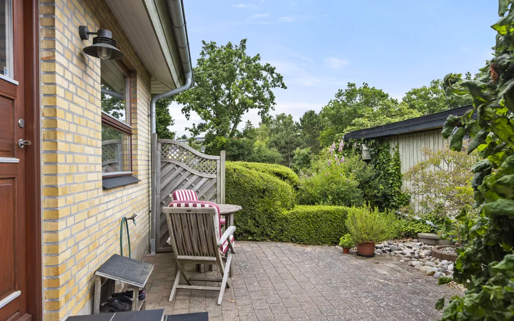 Terrasse - Family Villa with Garden in Kalundborg