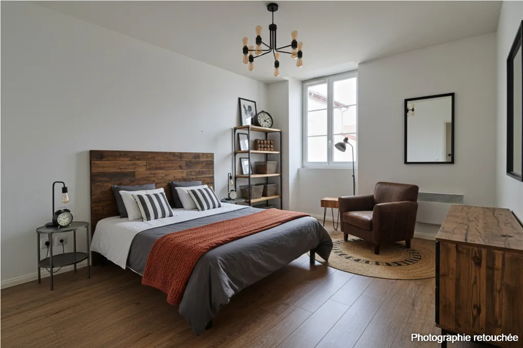 Camere da letto - City Centre Flat with Parking in Dax