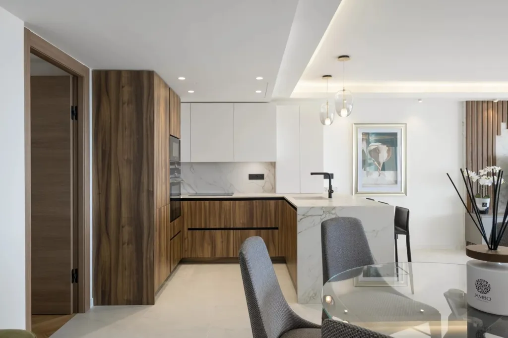 Cucina - Renovated Apartment with Sea View in Cannes