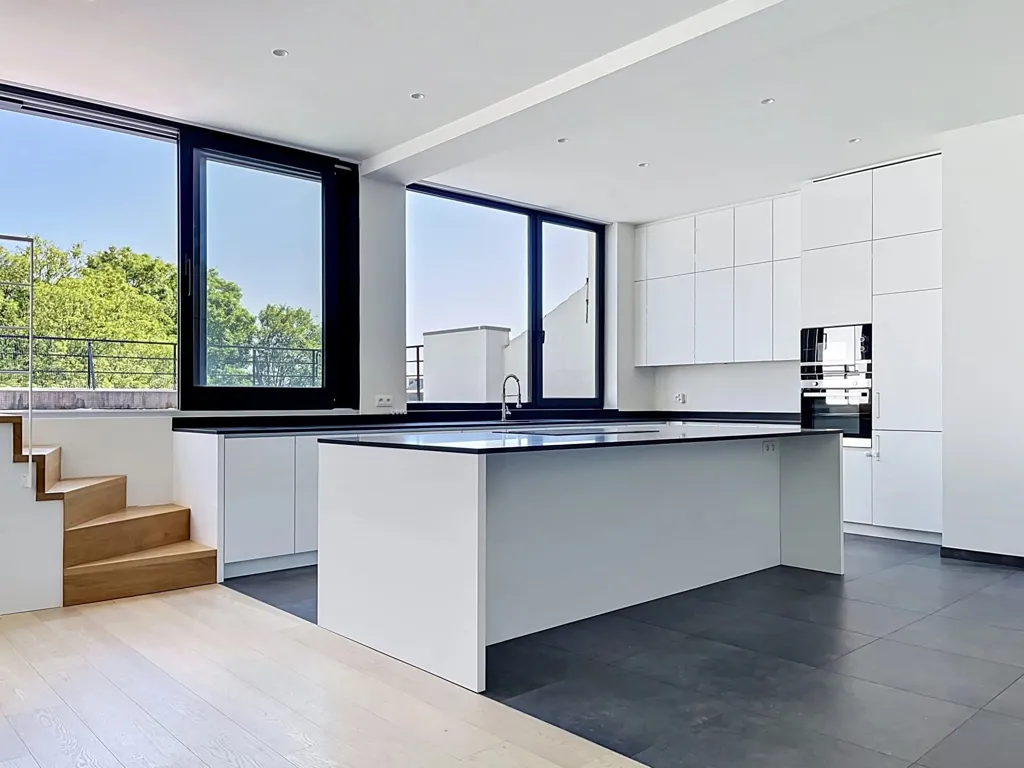 Köök - Art Deco Duplex Penthouse near Montgomery