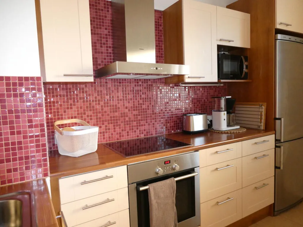 Köök - Furnished Flat with Balcony in Iisalmi