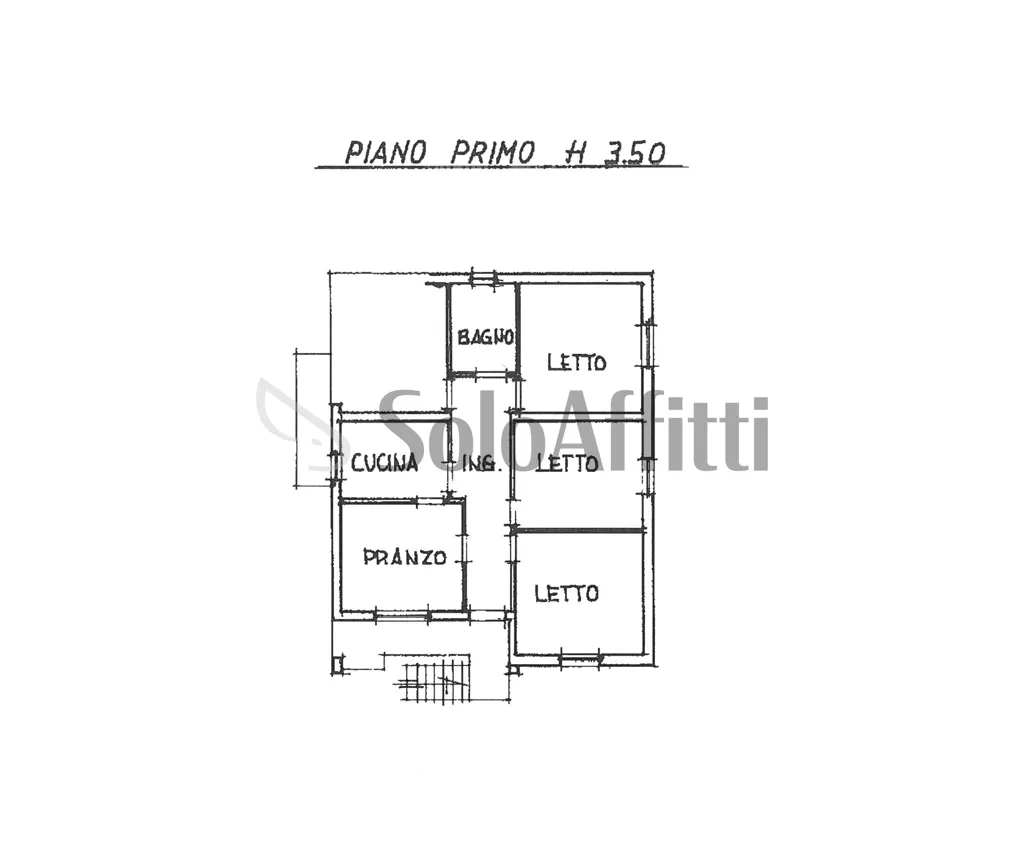 Floor Plan - Ristrutturato Appartamento with Balcony in Forli'