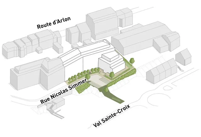 Luxembourg-Belair Residence with Tram Access