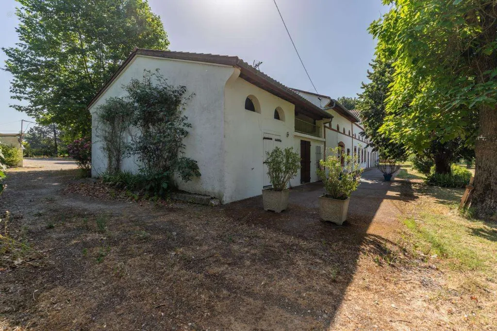 Extérieur - Ferme Lauragaise avec Piscine à Belberaud