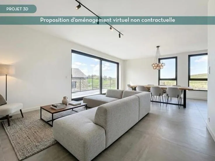 Séjour - Appartement à Harzé, Proche de la Nature