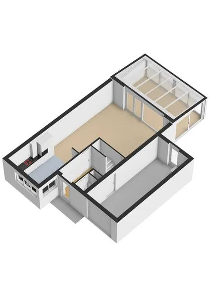 Plan - Semi-detached House with Garden in Almere