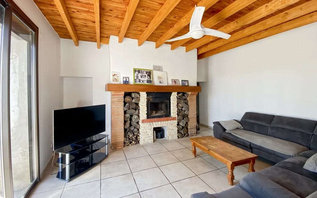 Séjour - Maison de Caractère avec Piscine à Nohic
